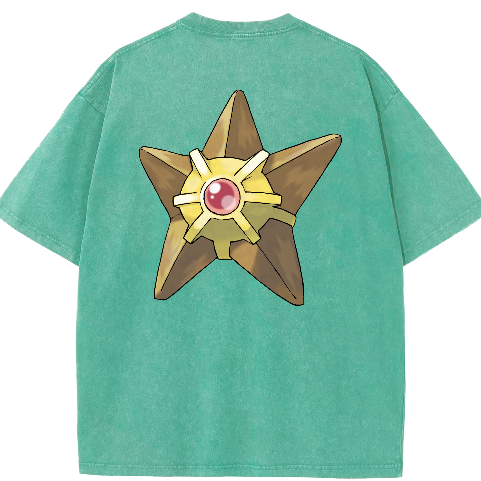 （画像用） ポケットモンスター Pokémon 綿100% ヴィンテージ風 半袖Tシャツ（背面プリント）